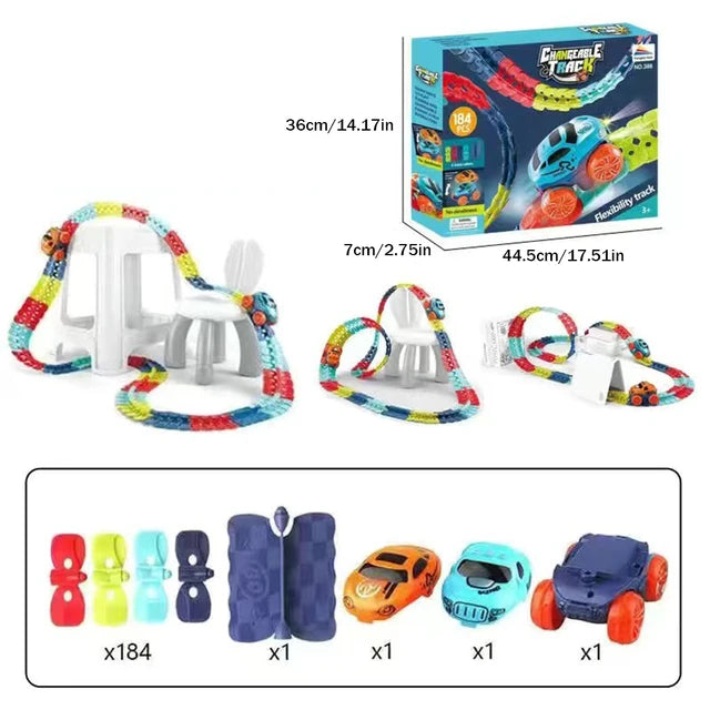 GravityRacer – Educational Kids Changeable Track Car Set