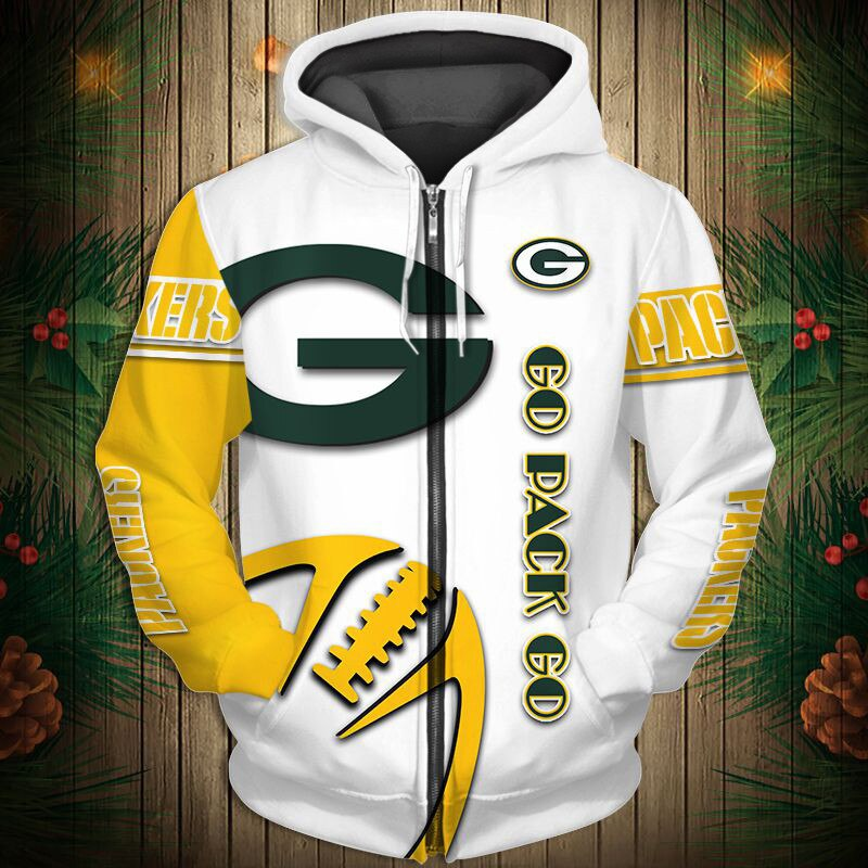 GREEN BAY PACKERS 2022 NEW 3D GRAPHIC HOODIE