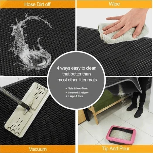 (HOT SALE-49% OFF) Non-Slip Cat Litter Mat