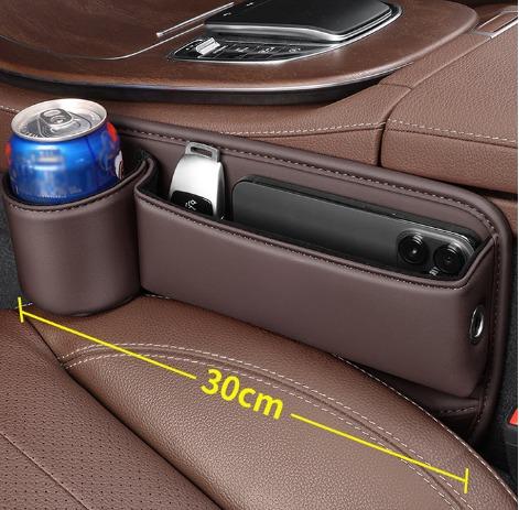 HOT SALE 50% OFF – Car leather cup holder gap bag