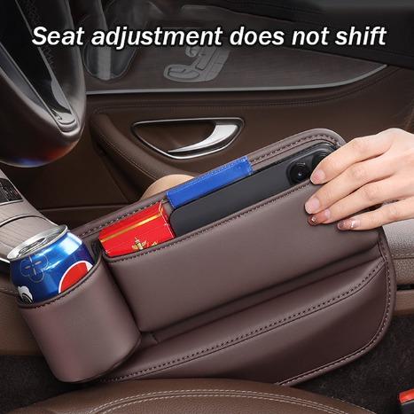 HOT SALE 50% OFF – Car leather cup holder gap bag