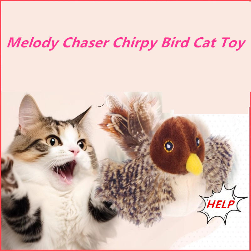 HOT SALE - Interactive Chirping Bird Cat Toy