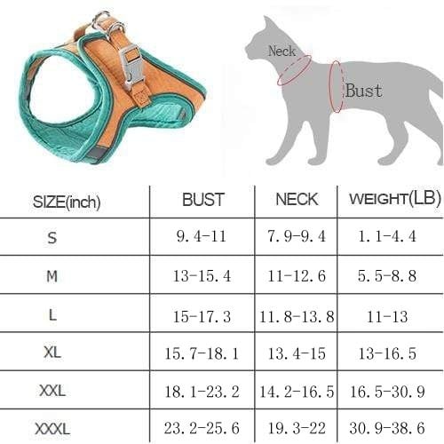 (HOT SALE NOW-49% OFF) Luminous Cat Vest Harness and Leash Set