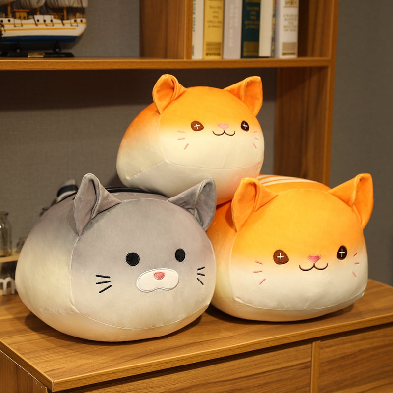 Kawaii Bread Cat Plush Toy