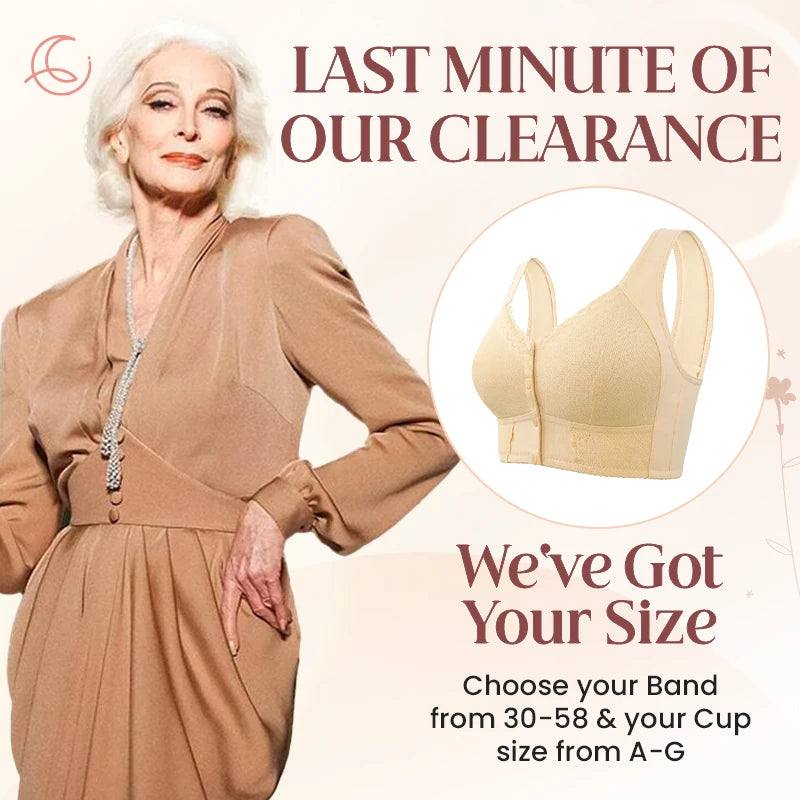 Moona Bra – LAST DAY SALE 80% OFF – Front Closure Breathable Bra for Seniors