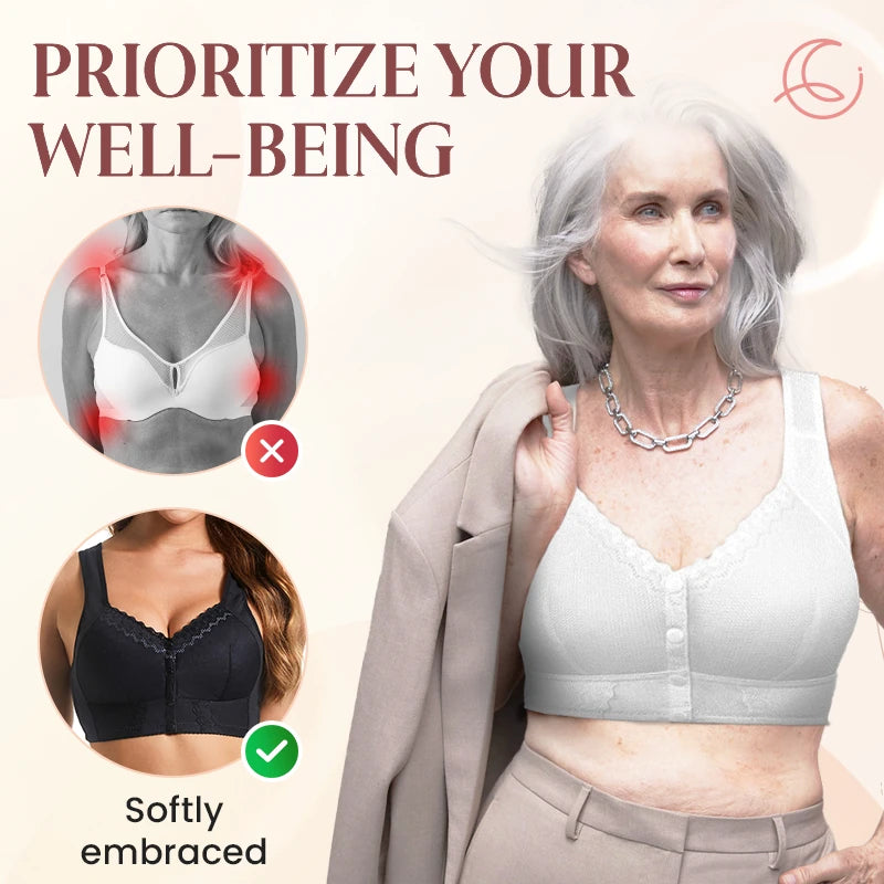 Moona Bra – Front Closure Breathable Bra for Seniors