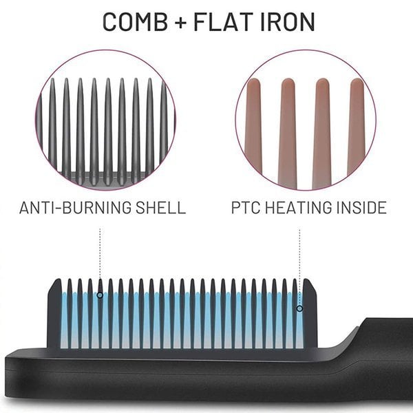 LAST DAY 49% OFF – Negative Ion Hair Straightener Styling Comb