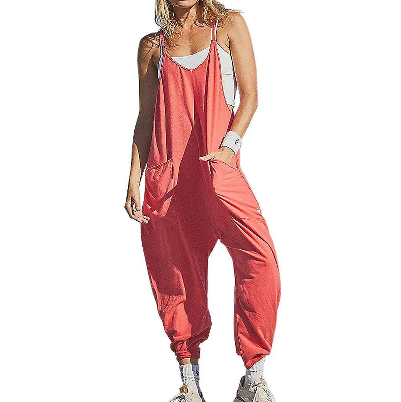 LAST DAY 49% OFF – Wide Leg Jumpsuit with Pockets