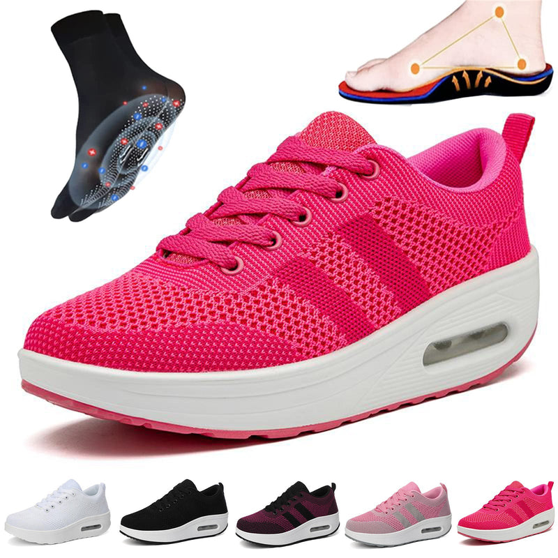 Last Day 60% OFF – Women light air flying woven mesh orthopedic Sneakers