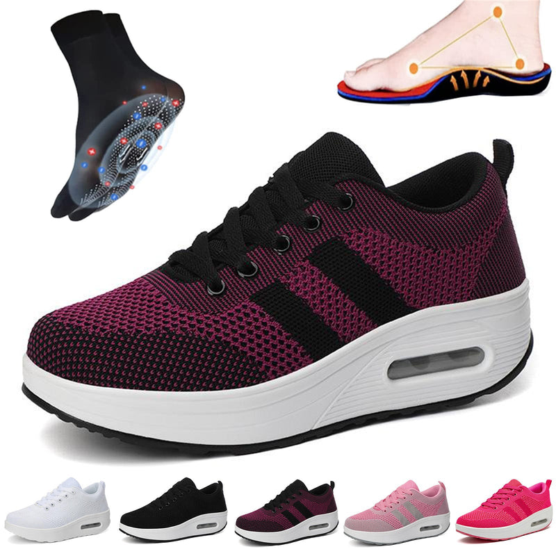 Last Day 60% OFF – Women light air flying woven mesh orthopedic Sneakers