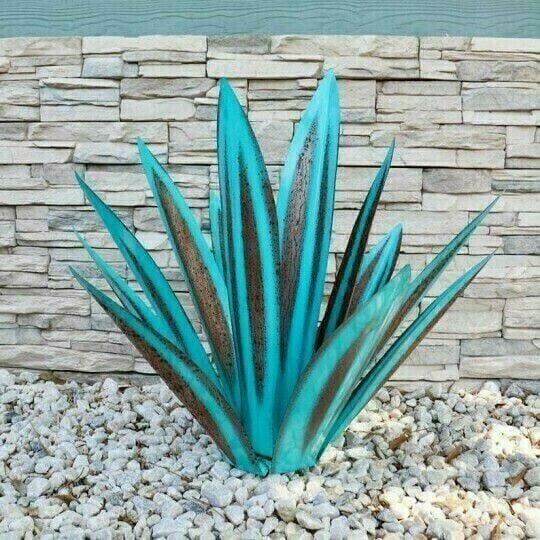 Exquisitehonor Last Day 70% OFF – Anti-rust Metal Led Tequila  Agave Plant-Perfect for garden