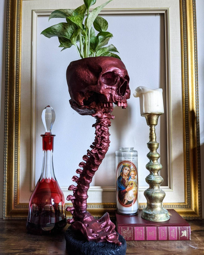 LAST DAY 70% OFF – Skeleton Spine Stand Planter