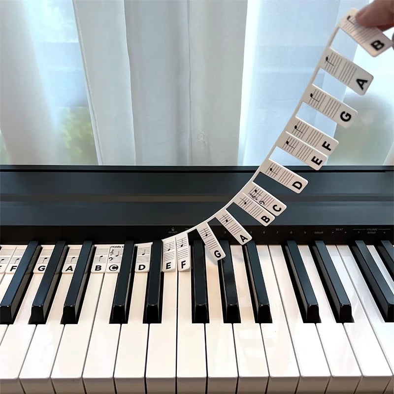 Last Day 77% OFF – Removable Piano Keyboard Note Labels