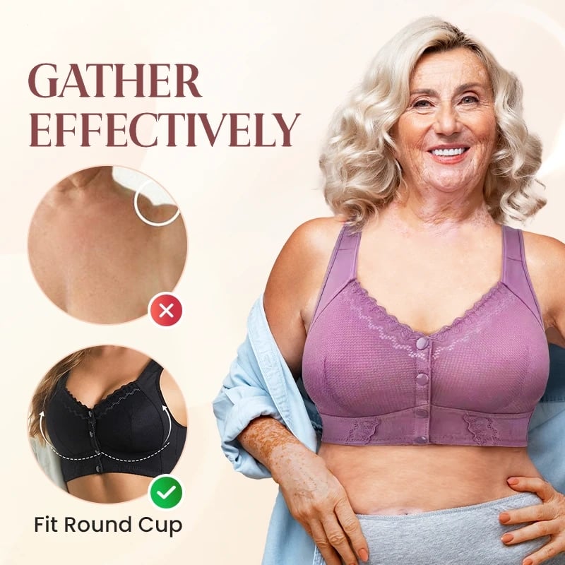 LAST DAY BUY 1 GET 1 FREE – 2024 New Front Closure Breathable Bra