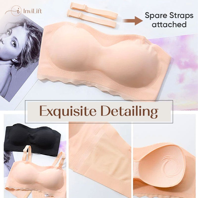 Mother鈥檚 Day Promotion 49% 0ff-Plus size Sexy Strapless Invisible Push Up Bra