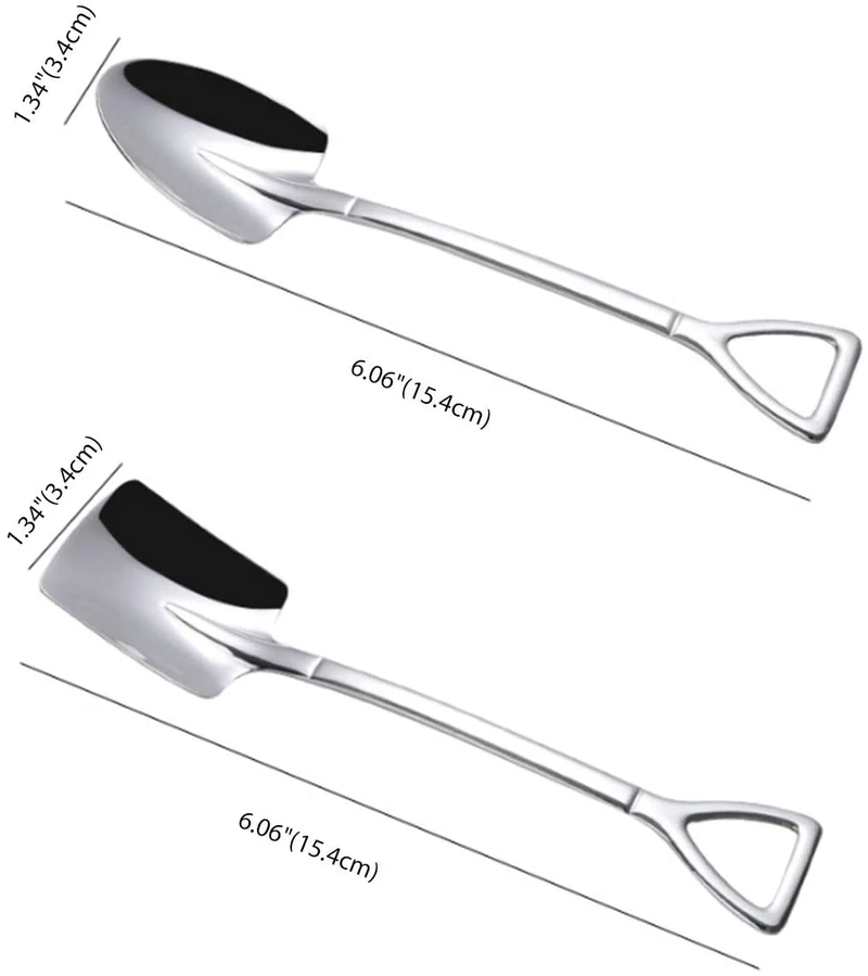 (Last Day Promotion- SAVE 48% OFF) Stainless Steel Shovel Spoon鈥揵uy 5 get 5 free (10pcs)