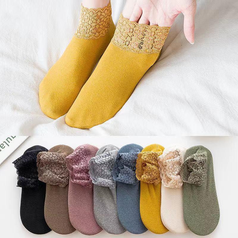 Lilyrhyme New Fashion Lace Warmer Socks