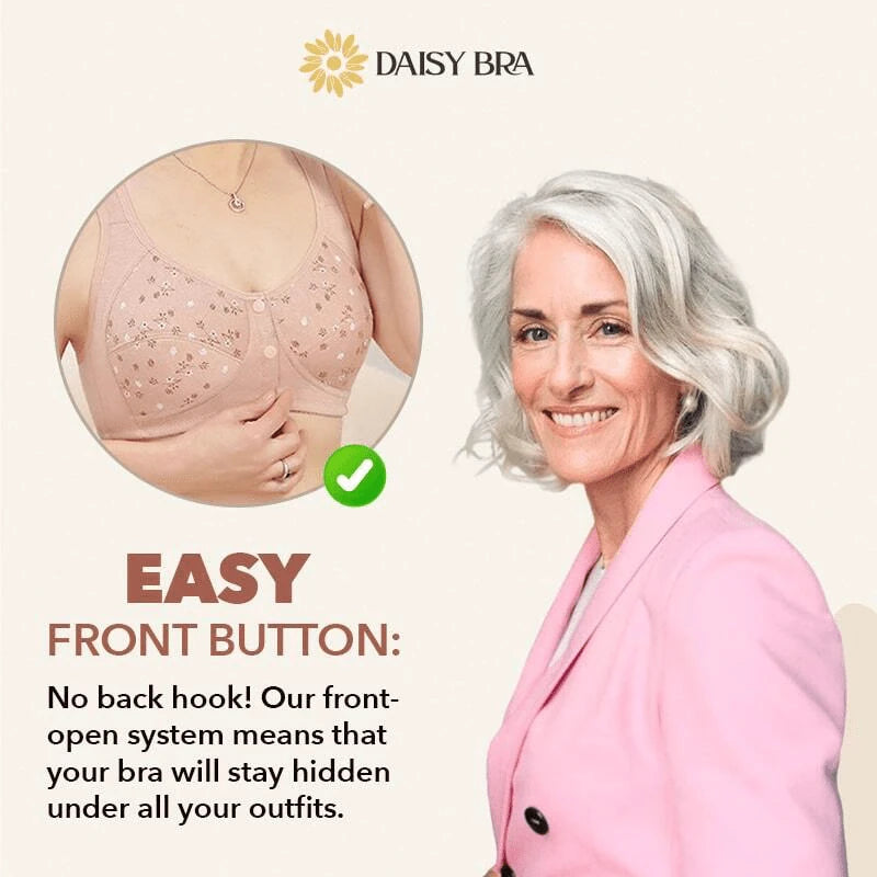 Lisa Charm Daisy Bra – Comfortable & Convenient Front Button Bra