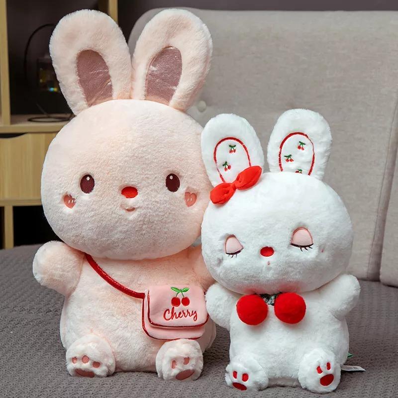 Lovely Rabbit with Cherry Plush