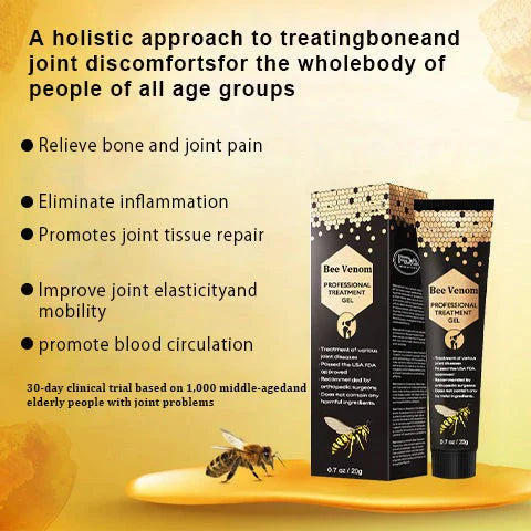 LOVILDS – New Zealand Bee Venom Joint Relief Gel (New Zealand Bee Extract – Specialized in Treating Orthopedic Conditions and Arthritic Pain)