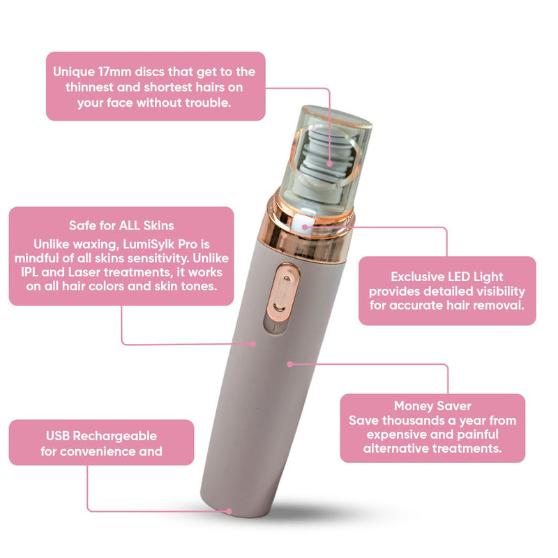 Lumisylk Pro Facial Epilator