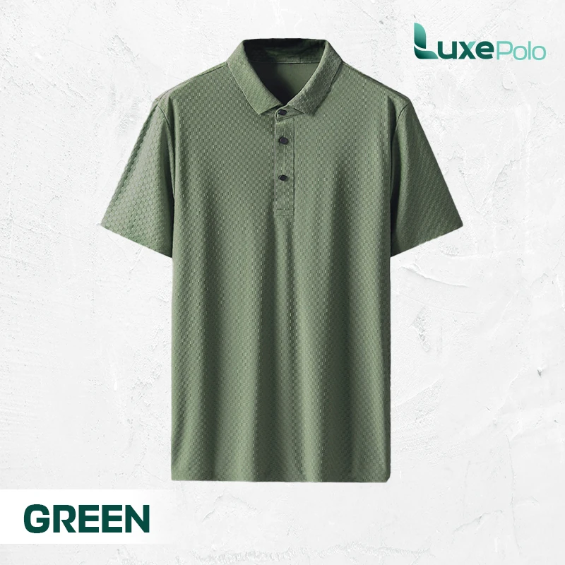 LuxePolo – LAST DAY 70% OFF | Men’s Icy Silk Anti-wrinkle Polo Shirt