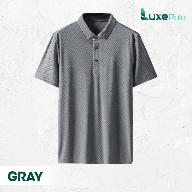 LuxePolo – LAST DAY 70% OFF | Men’s Icy Silk Anti-wrinkle Polo Shirt