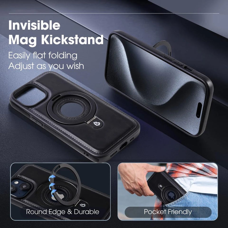 Luxurious Invisible Stand iPhone Case