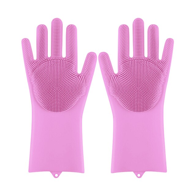 Magic Pet Grooming Silicone Gloves