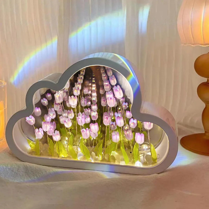 PetalCloud Tulip Mirror Lamp