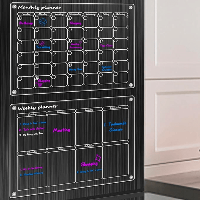 Magnetic Acrylic Calendar & Planner