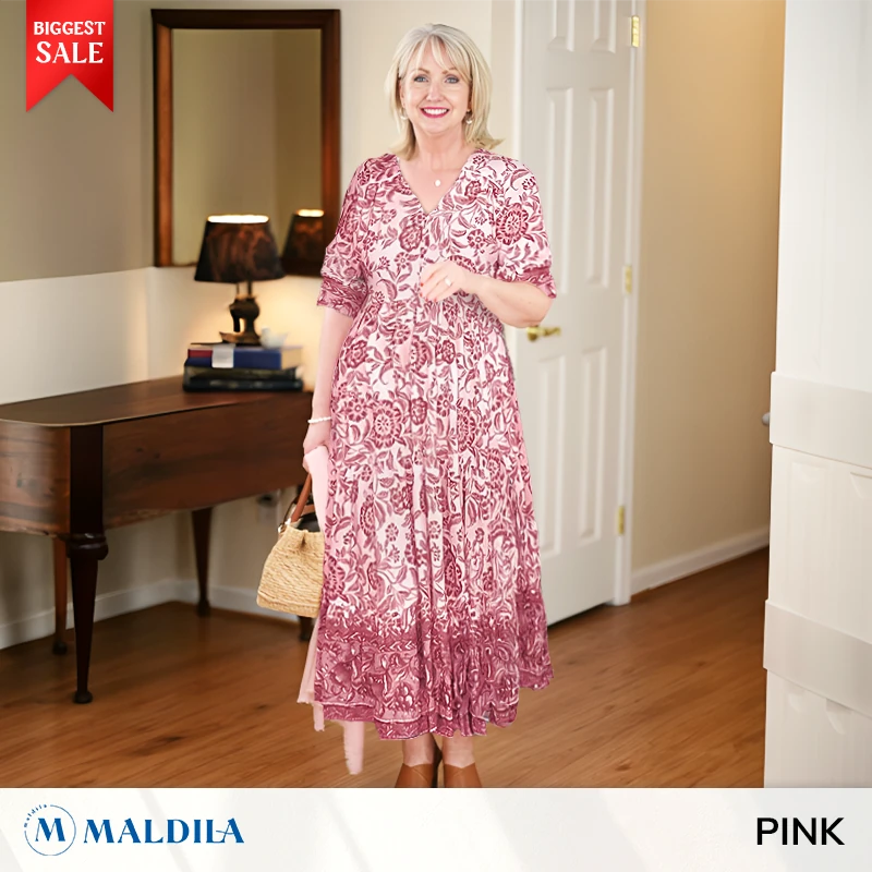 Maldila – Last day 80% OFF – V-neck Bohemian Dress