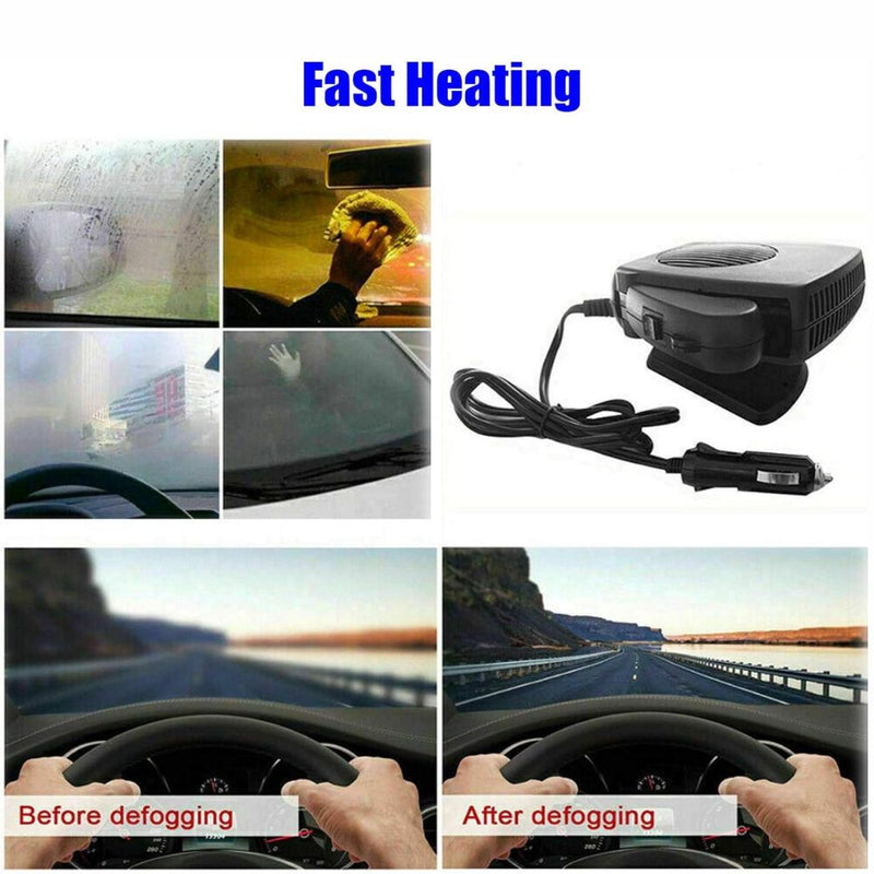 Car Heater 150W 300W 12V Ceramic Car Fan Heater