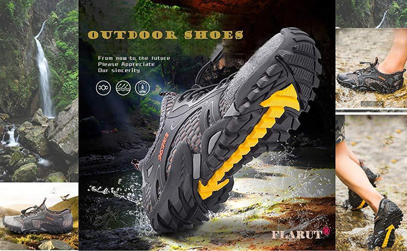 Tacticen Men’s Breathable Mesh Casual Light Outdoor Hiking Shoes