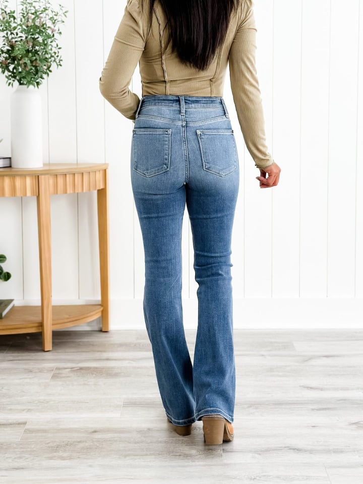 Mikared Holy Grail Tummy Control Bootcut Jeans