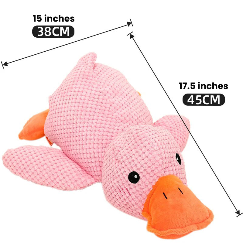 Mintoblue Squeaky Duckling Dog Play Toy