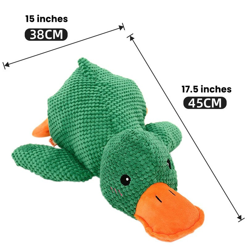 Mintoblue Squeaky Duckling Dog Play Toy