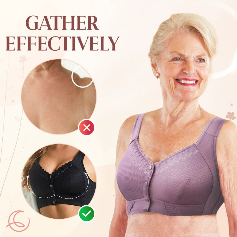 Moona Bra – Front Closure Breathable Bra for Seniors