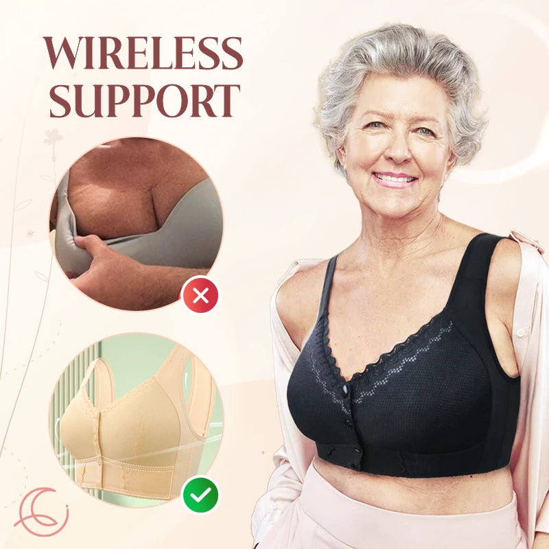 Moona Bra – Front Closure Breathable Bra for Seniors