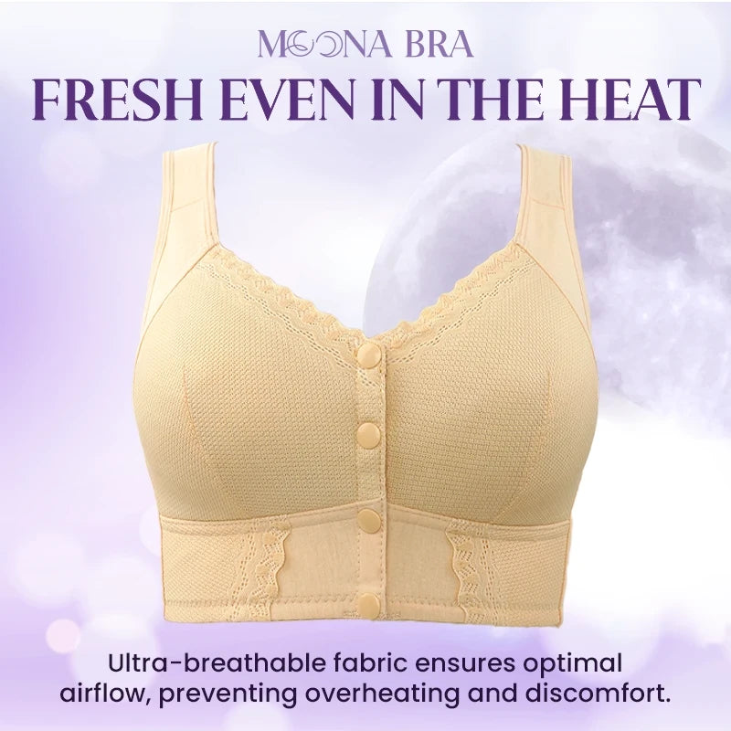 Moona Bra – LAST DAY SALE 80% OFF – Front Closure Breathable Bra for Seniors