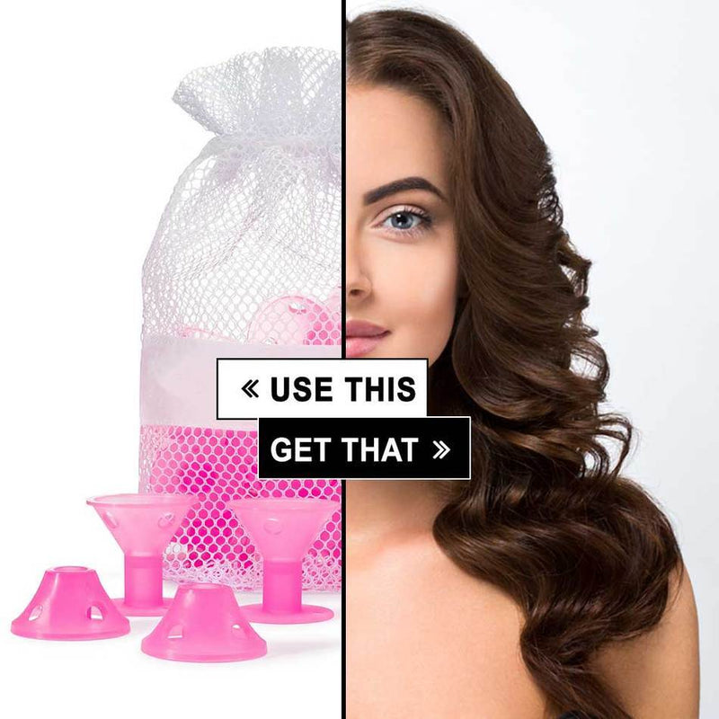 MushroomCurlers - Heatless Hair Curlers (10 Pack)