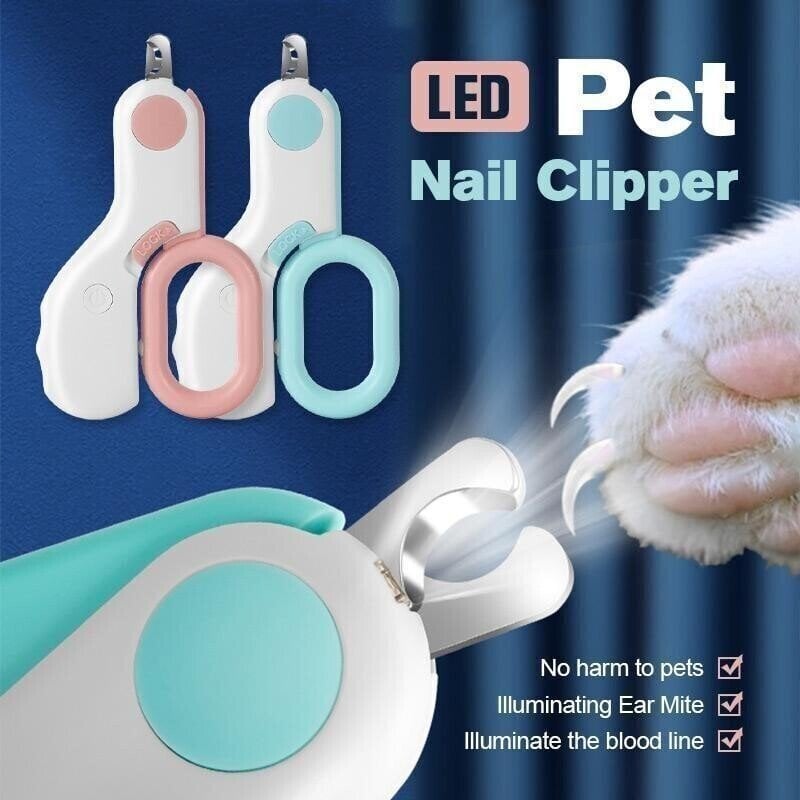 (New Year Hot Sale - Save 40% OFF) LED Pet Nail Clipper