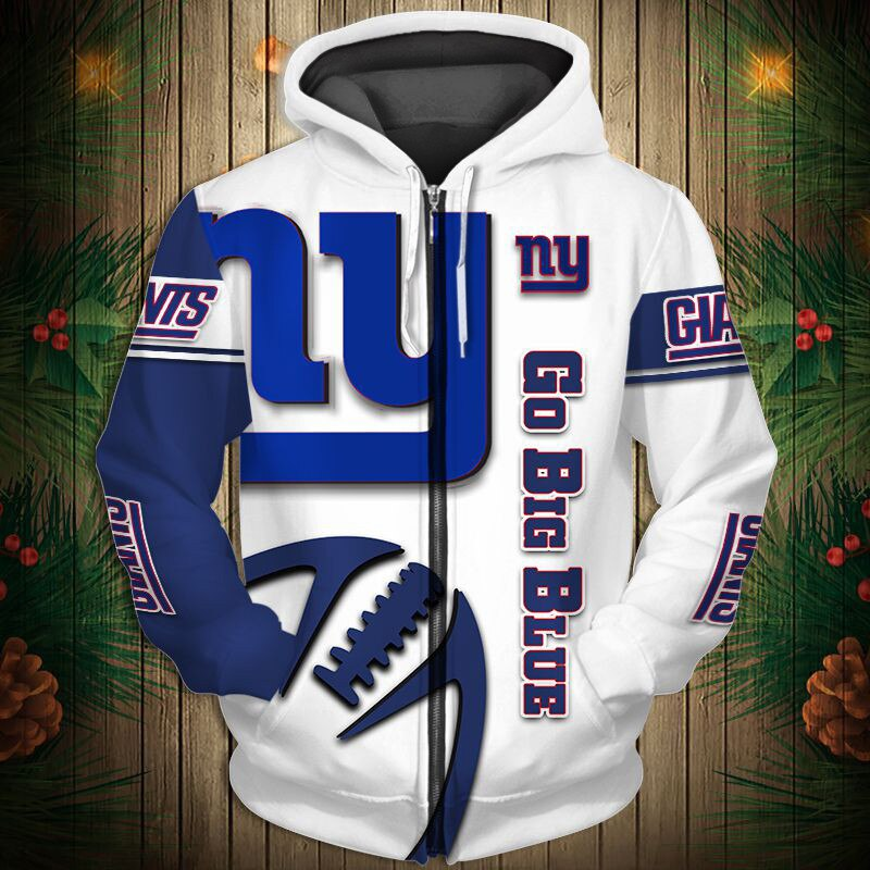 NEW YORK GIANTS 2022 NEW 3D GRAPHIC HOODIE