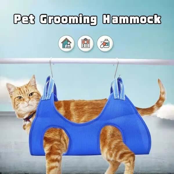 ONE DAY 70% OFF – The Gentle Restraint: Pet Grooming Hammock for Cats and Dogs