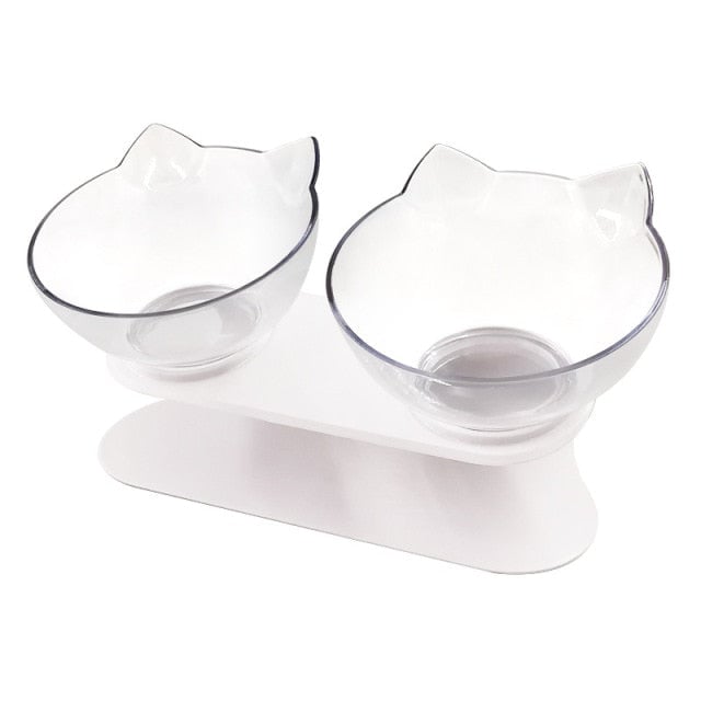 Orthopedic Double Cat Bowl With Raised Stand