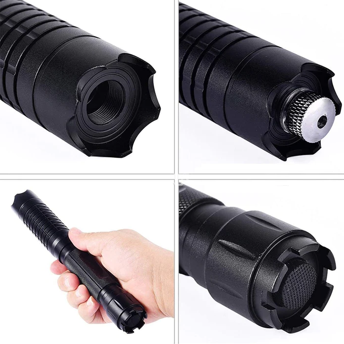 Burning Blue High-Power Tactical Laser Torch- Military Grade Flashlights