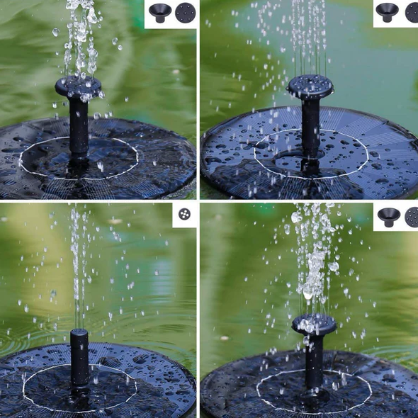 Solar-Powered Garden Fountain Pump