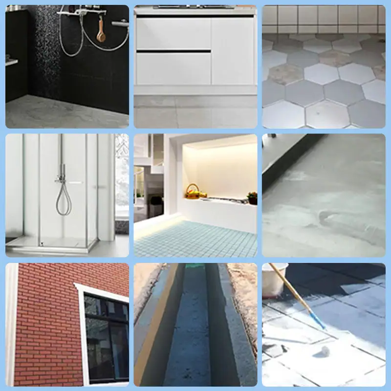 300g Transparent Waterproof Adhesive Exterior Walls Leak Proof Coating Bathroom Floor Crack Sealing Mold Proof