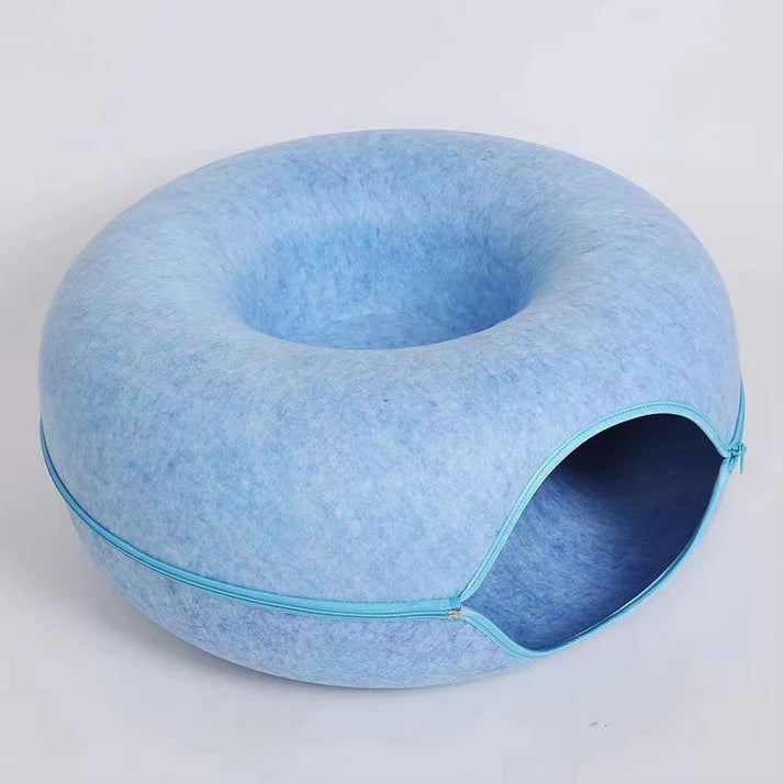 Pillow Paws Cozy Catnap Donut Bed