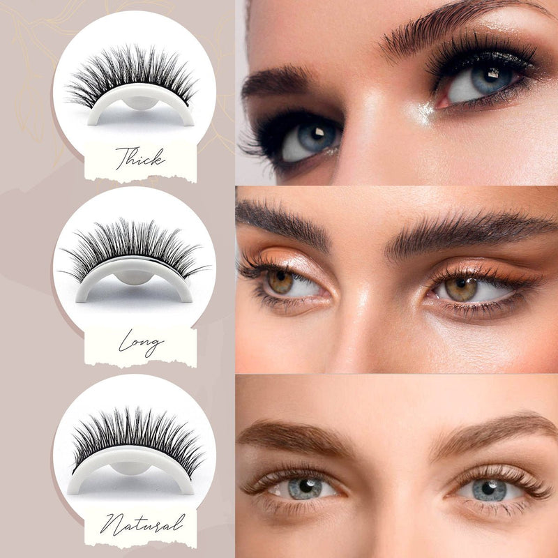 Keones Reusable Self-Adhesive Eyelashes-Essential for Your Daily